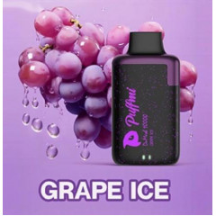 Электронная сигарета PuffMi DuMesh 10 000 Виноград лёд
